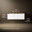 Jute Tones Vanity Base Only 2 Sink Bathroom Vanity Base Only Base-2137798325