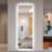 LED-Lit Full-Length Vanity Accent Mirror - Wall-Mounted, Full Body, Rounded Corners