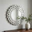 Beveled Frameless Gear Accent Wall Mirror