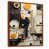 Brown Floater Framed Canvas