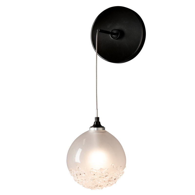 Fritz Steel Wall Armed Sconce, Ink