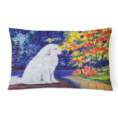 Coussin décoratif intérieur/extérieur great pyrenees