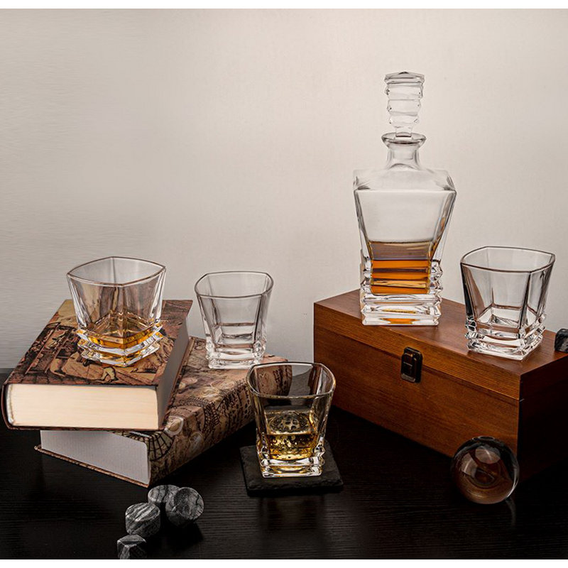 6-piece Whiskey Glass Set, Made Of Glass, 260ml, "Mixology" - Krosno