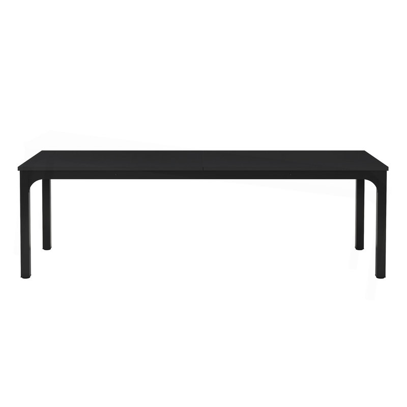 Table de salle à manger Dreyfuss, Noir, Noir
