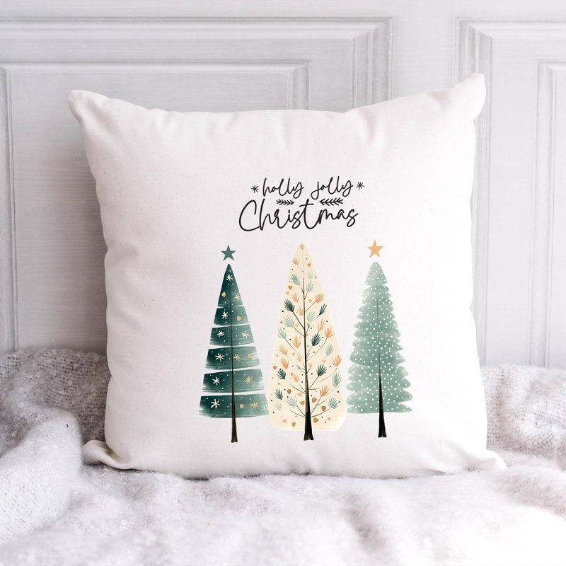 Coussin décoratif 04_Hygge_Christmas_tree, 16 po x 16 po