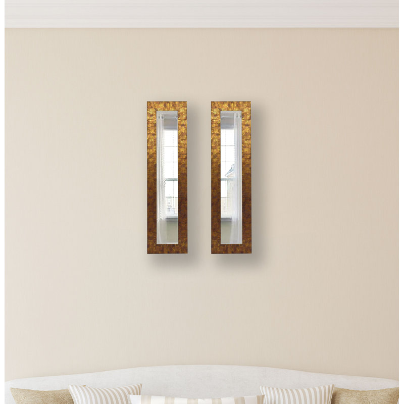 Ensemble de miroirs 2 pièces Ballinger, H 13,5 po x l 37,5 po