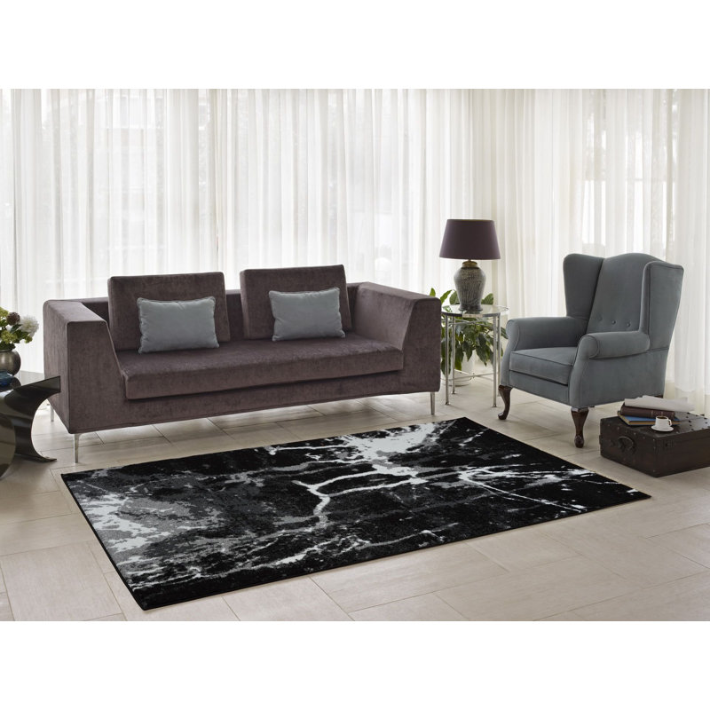 Chumki Abstract Indoor Rug, Rectangle 1'10" x 2'11"