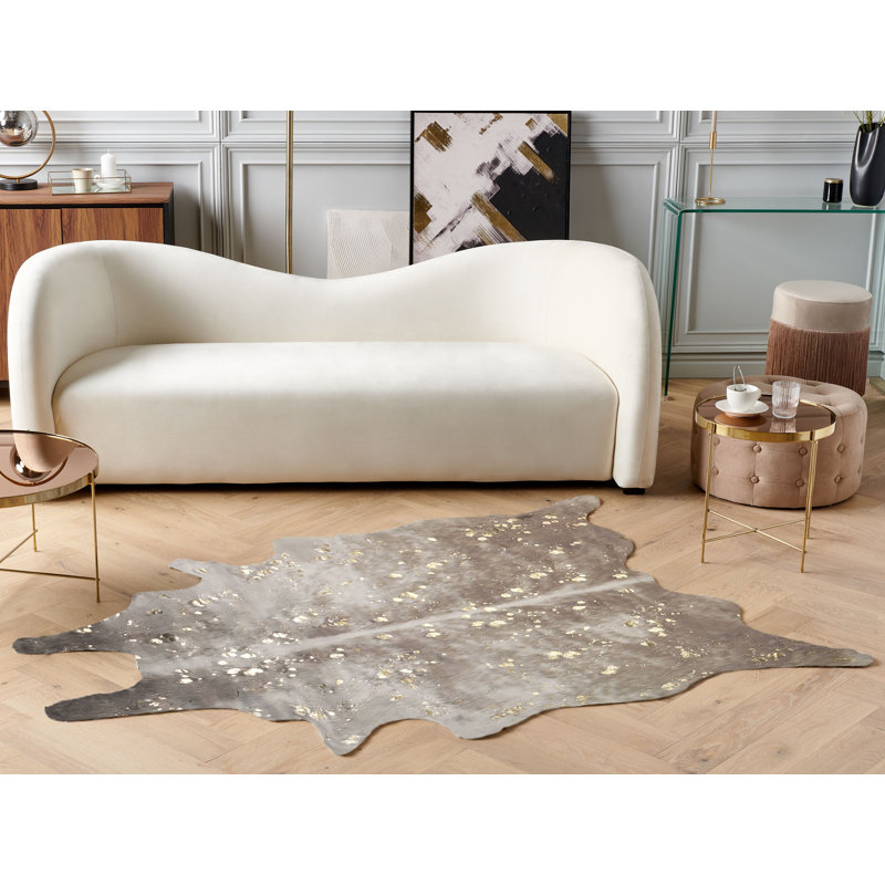 Aimeric Animal Print Cowhide Area Rug, Novelty 150 x 200cm