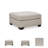 Classic Upholstered Ottoman-87749355