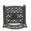 Tabouret pivotant en fonte d'aluminium