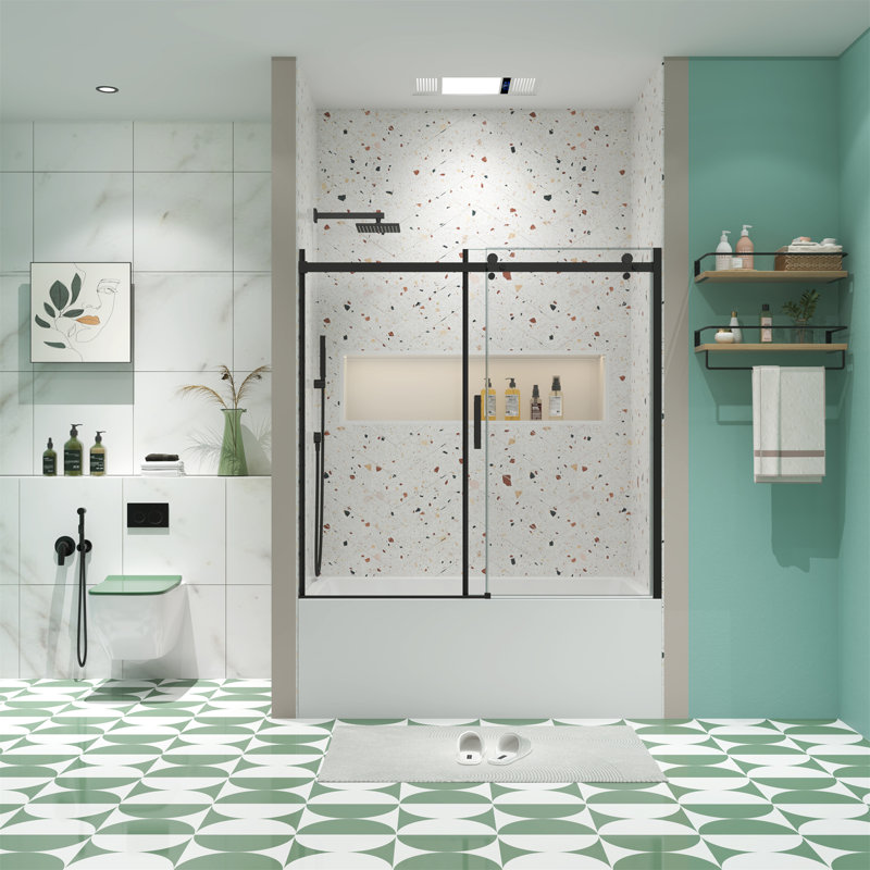 Porte de douche de baignoire