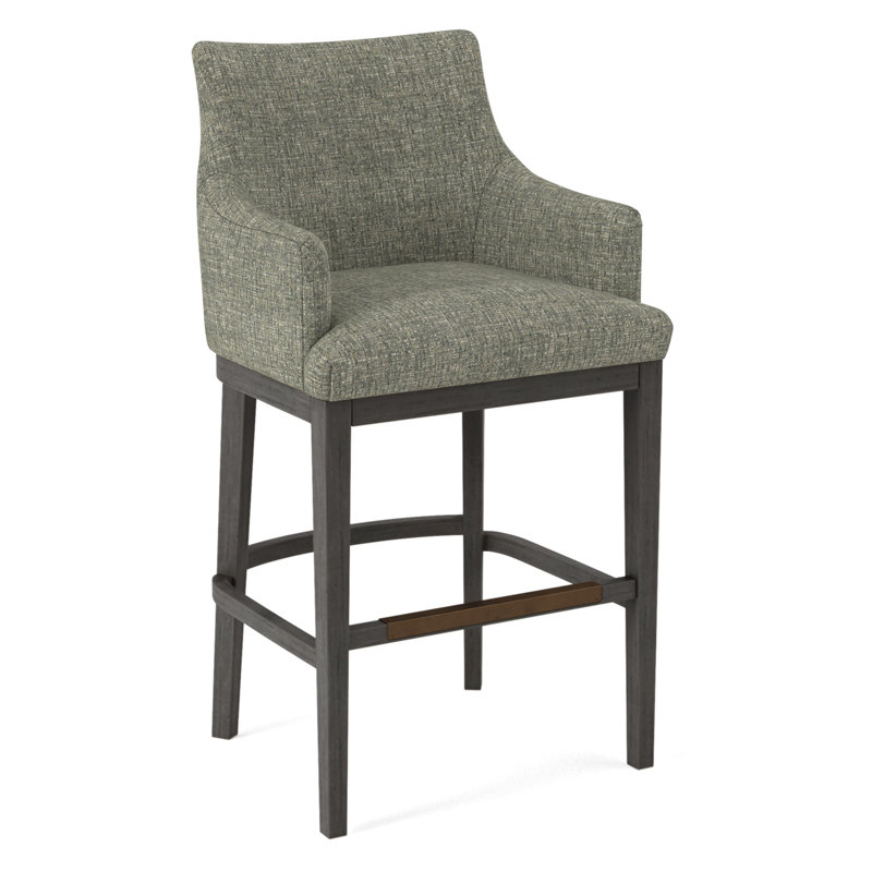 Upholstered Stool, 61606-88, Espresso