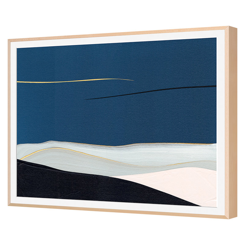 Manifest Print by Amy Stewart, Maple Framed, 27" H x 33" W