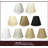 14 in. H Silk Empire Lamp Shade-1627408742