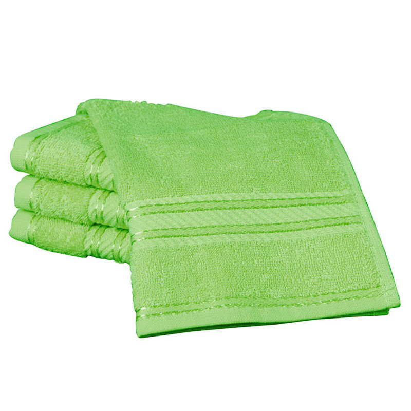 Berkly Midweight Washcloth, Lime Green