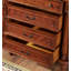 Buffet en bois d'hévéa de style américain-2056393502