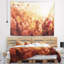 Tapisserie «Brown Shade Flowers in Sunshine»-28488468