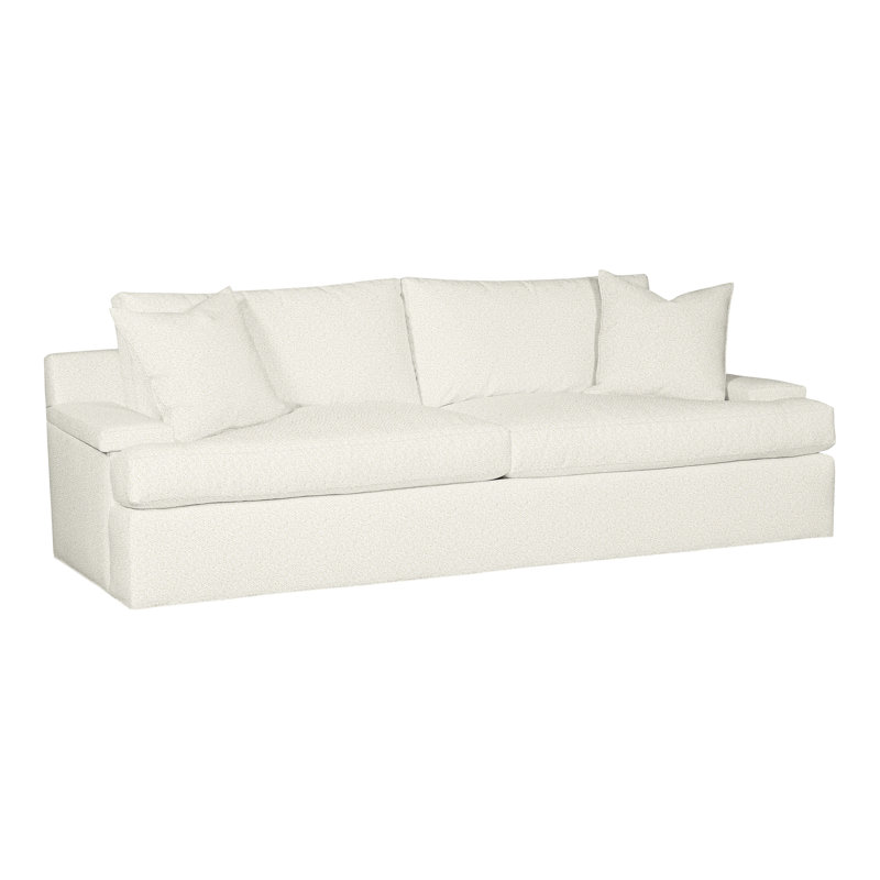 Crew Upholstered 96'' Sofa, Kenworth Pearl