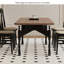 Ensemble de table de salle à manger rétro haut de gamme-435386706-435386708