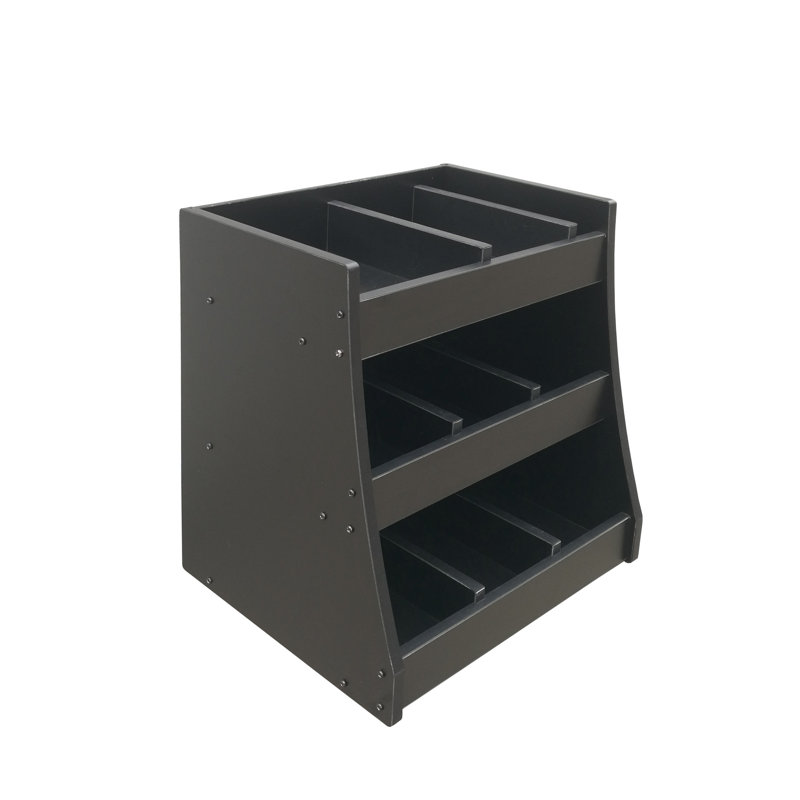 Support et distributeur de condiments en plastique FixtureDisplays