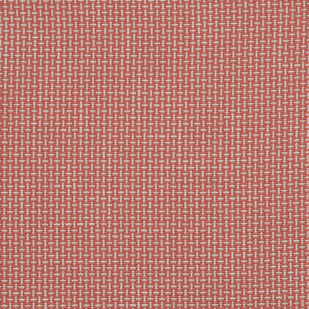 Kel 17" Chair Pad, White/Red