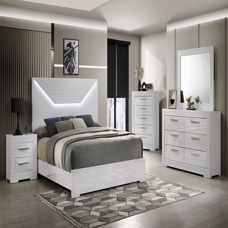 Miroir de style moderne en bois