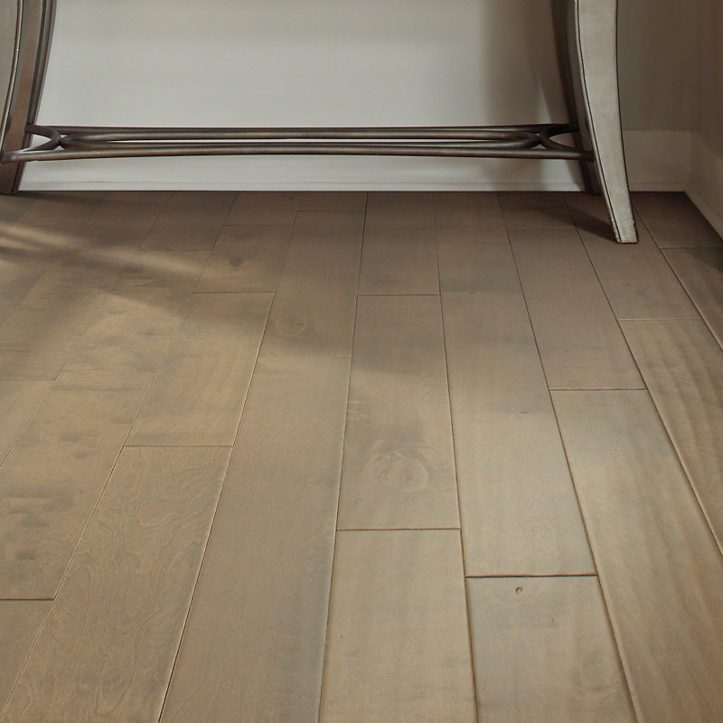 Plancher de bois franc d'ingénierie Union Hickory de 3/8 po d'épaisseur x 5 po de largeur x de longueur variable