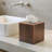 Ridge Embossed Decorative Metal Tissue Box Cover Holder Square, Antique Copper-120869570