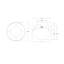Kelly Wearstler Melange 5" Solitaire Flush Mount-51180686