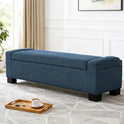 Banc repose-pieds, repose-pieds rectangulaire avec rangement caché