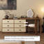 Coiffeuse avec miroir lumineux, 6 tiroirs