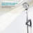High Pressure 4-Spray Pattern Handheld Rv Shower Head With 60" Hose And Pause Switch In Chrome