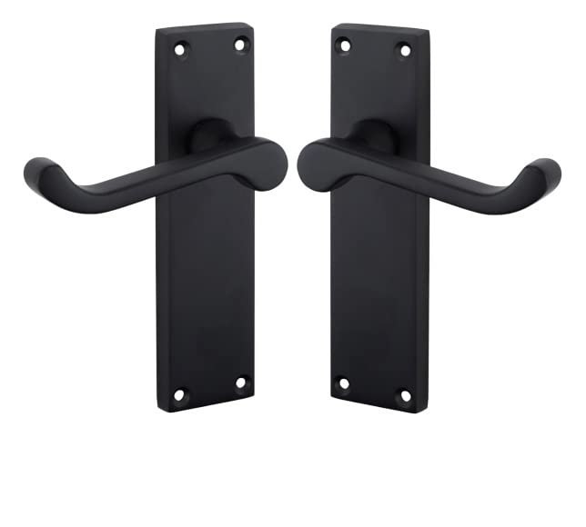 1 Pair Victorian Scroll Lever Latch Door Handle