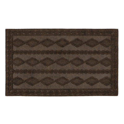Non-Slip Geometric Outdoor Doormat