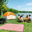 Tente de camping familiale légère et portative Cabana Beach
