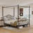 Canopy Metal Bed Frame-1285638308-1285638311