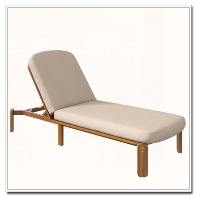 Outdoor Chaise Lounge Adjustable Patio Chaise