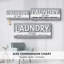 Laundry Sign Wash- Gallery Wrapped Canvas -Ready to Hang-107467308