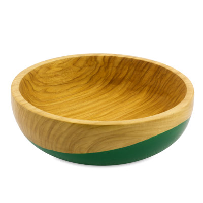 Union Rustic Trommald Wood Serving Bowl