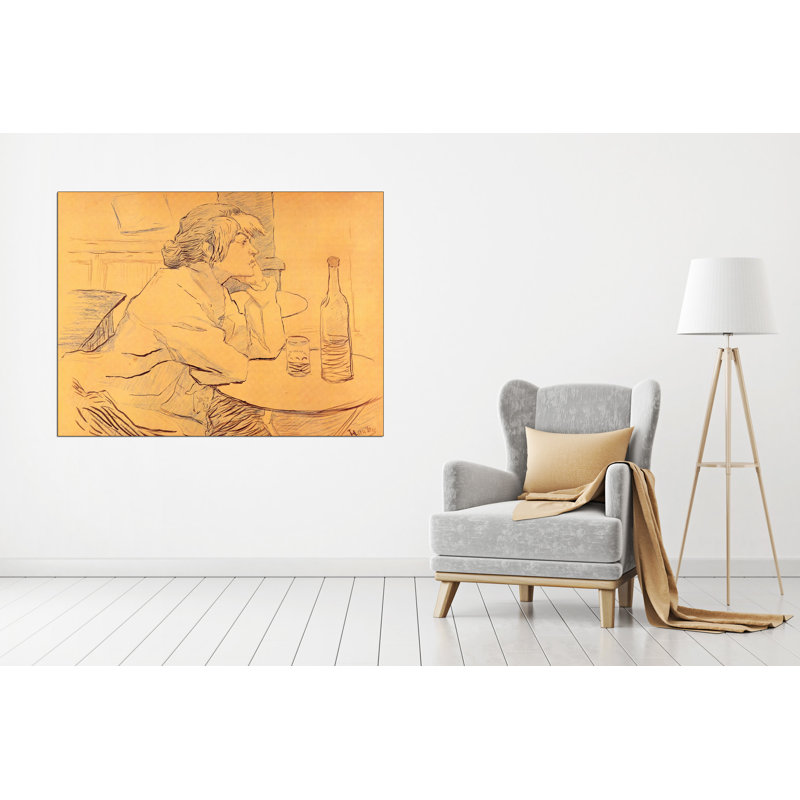 Henri De Toulouse-Lautrec - Wrapped Canvas Print, 90cm H x 120cm W x 1.8cm D