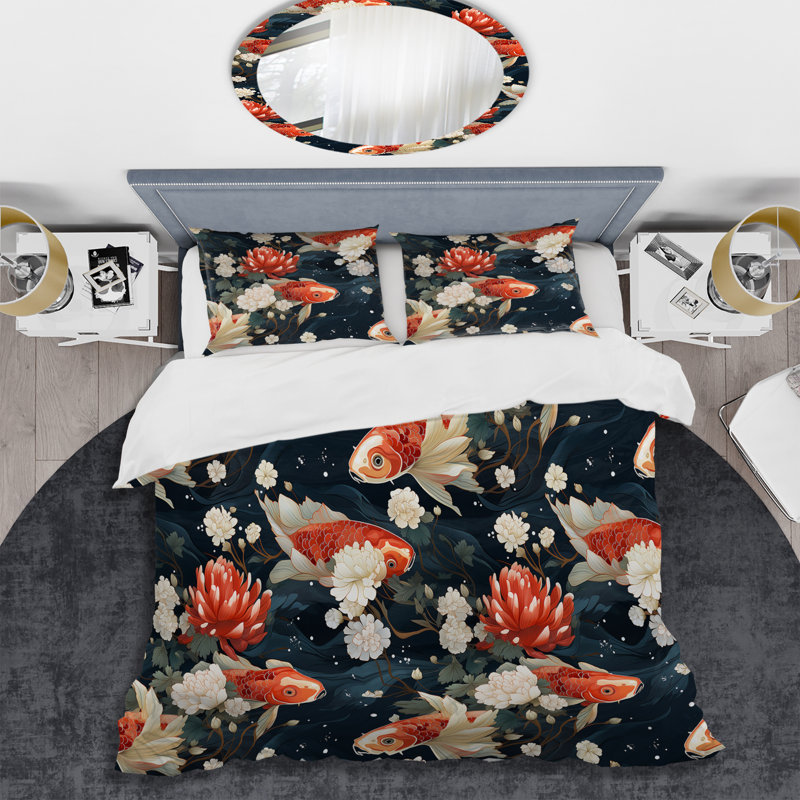 Ensemble de housse de couette Massimina, Housse de couette pour très grand lit et 2 très