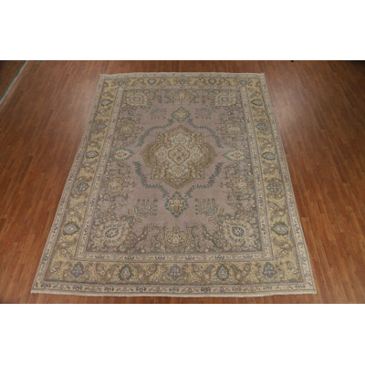 Tapis traditionnel rétro en laine 10 x 13