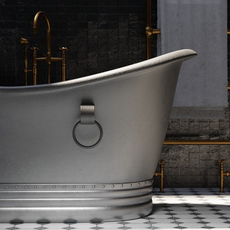1800mm x 800mm Freestanding Copper Bathtub