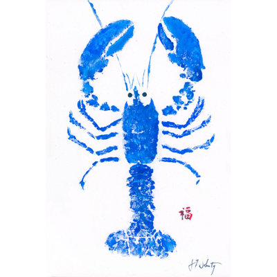 Blue Lobster Placemat | Ocean-Inspired