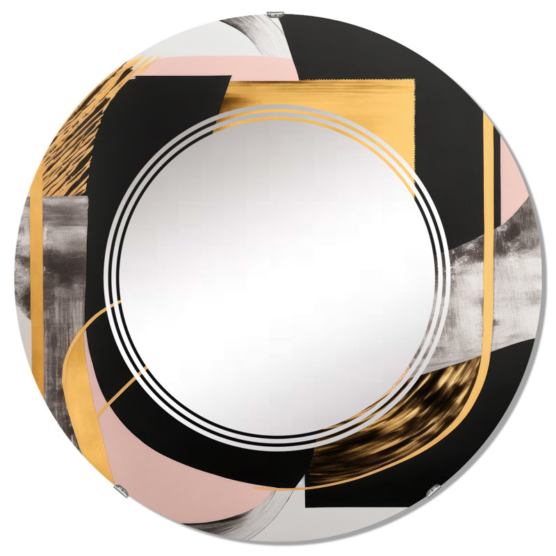 Miroir mural moderne transitionnel Pittsley, 32 po x 32 po