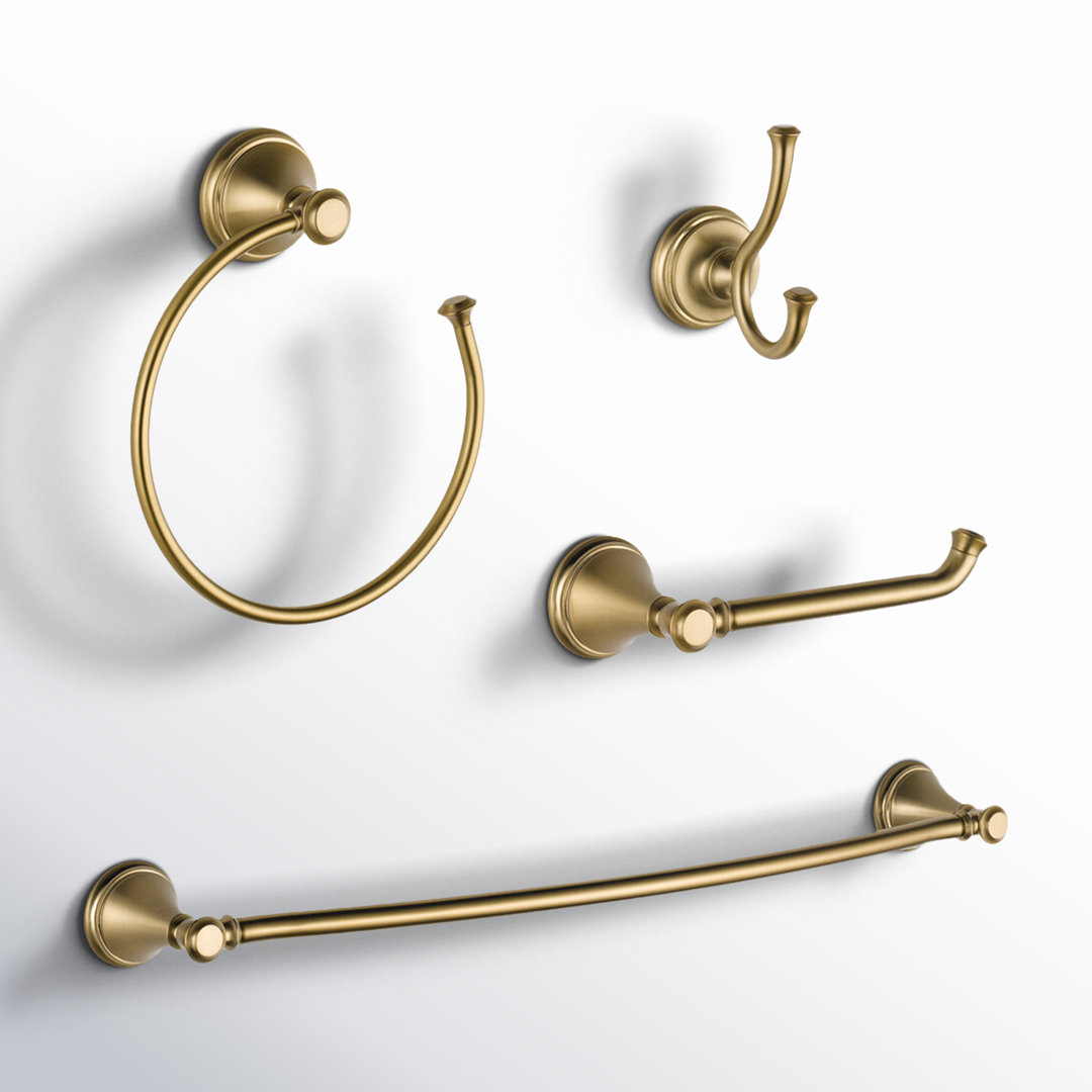 Cassidy Delta 4 Piece Bathroom Hardware Set Delta