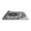 Tapis noir/gris tissé à la machine-1214977371