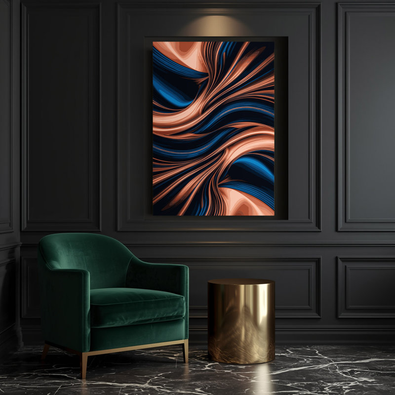 Digital Abstraction 66 Gray Canvas Wall Art