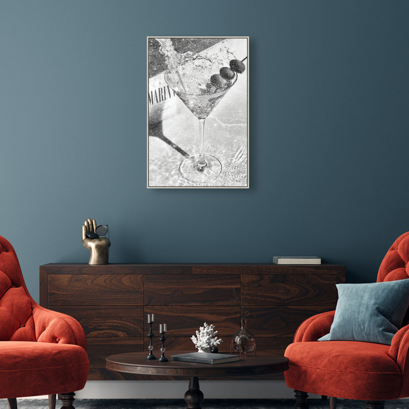 Chill Time II Print by Oliver Gal, 46"H x 31"W, Silver Floater Frame