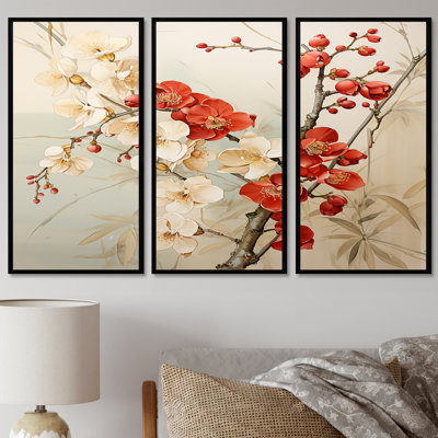 Parthénon - ensemble de reproduction d'art mural orchidée